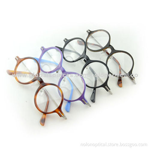 Round Eyelgasses with Thin Metalic, Meet FDA, CE and Drop Ball Test